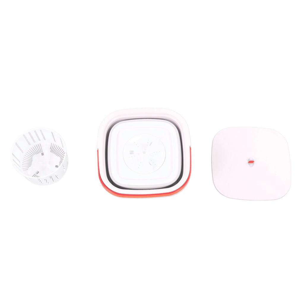 Mini Washing Machine Foldable Small Washing Machine Wash and Dry with Drain Basket for Kids Clothes Underwear Apartment