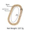 Hip Hop Necklace Male Versatile Premium Sense Copper Inlaid Zircon 15MM Cuban Chain Wind