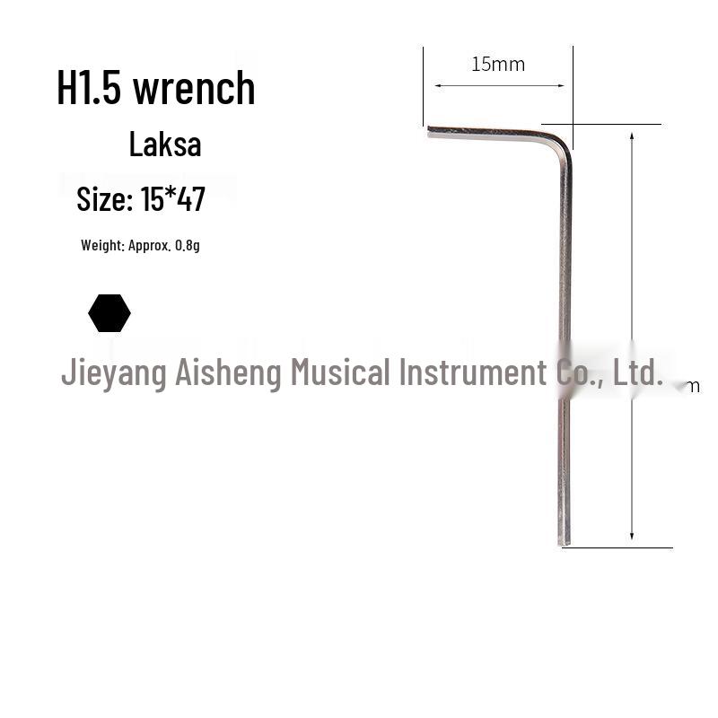 Universal Guzheng & Guitar Tuner Wrench, Four-Corner/Eight-Corner String Tuning Tool
