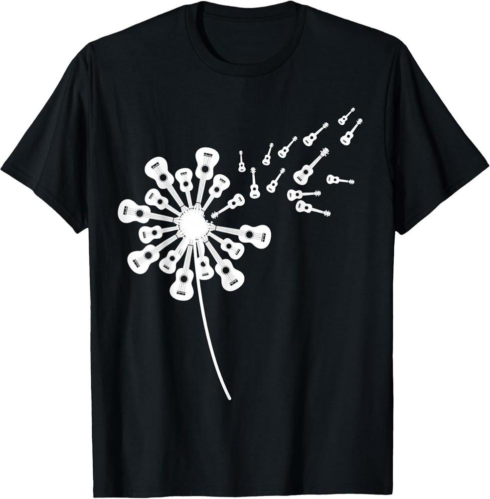 NEW Ukulele Dandelion Ukulele for Ukulele Player T-Shirt - MADE IN USA
