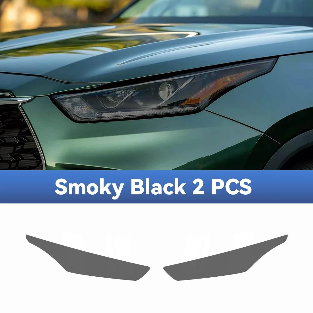 For TOYOTA Highlander -2025 Car Headlight Protective Film TPU Pre Cut Anti-Scratch Headlight Vinyl Film Accessories