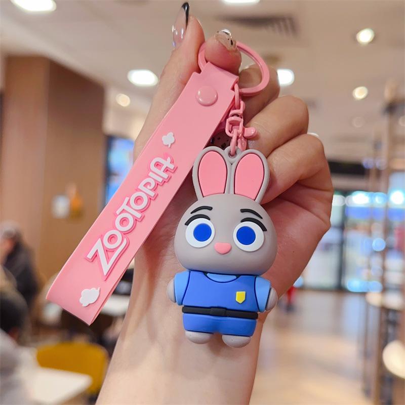 

1/4Pcs Character Doll Keychain Bag Accessory Car Accessories Toy Figure Collectible Souvenir Soft Pendants