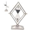 Retro Sandglass Watch 30 Minute Rotatable Sand Clock Study Accessories Metal Hourglass Timer for Des