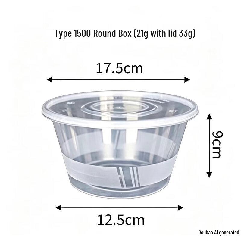 Chuzhou Disposable Rectangular Food Containers with Lid