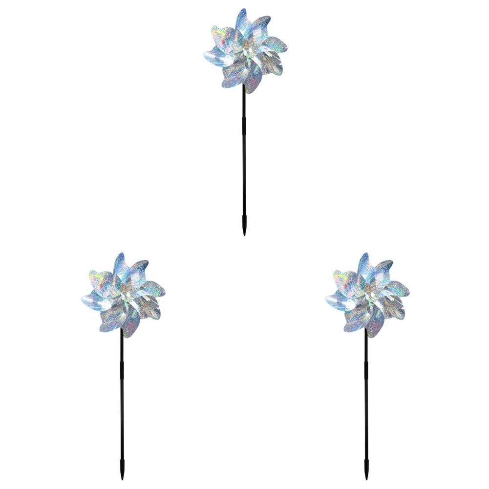 Weather Vane Wind Direction Indicator 3D Metal Airplane Windmill Weatherproof Ornaments for Garden Creative Airplane Weathervane