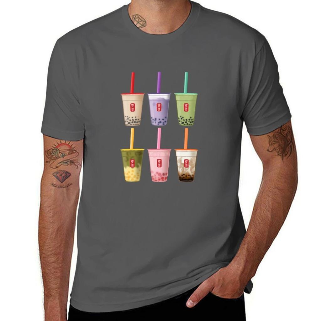 Bubble Tea Collection Tshirt Unisex T Shirts For Unisex Casual G Unisex T Shirts For Unisex Tshirt
