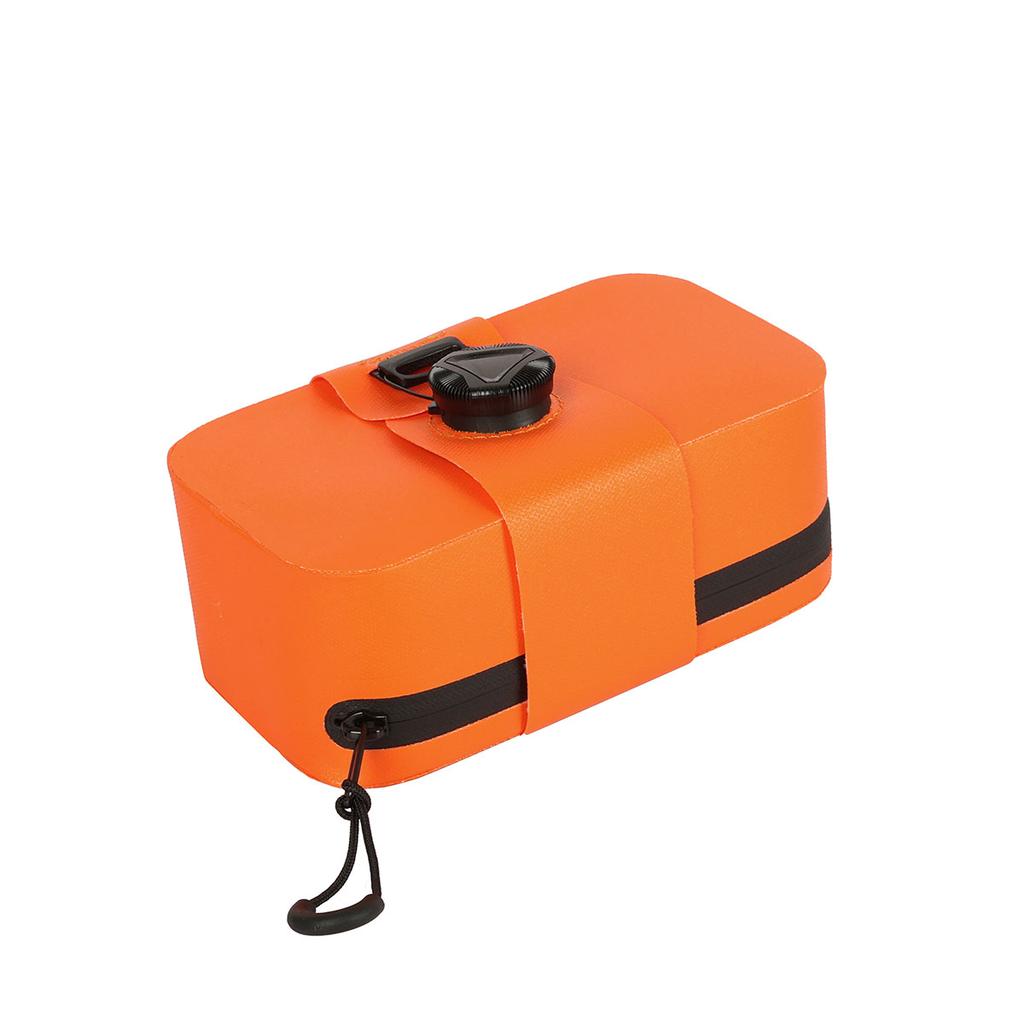 Waterproof Bicycle Saddle Bag W/ Rotating Lacing Bicycle Seat Bag Portable Cycling Seat Pack Easy Attachment for Road Bikes
