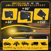NORTHYUN 20W Yellow LED Work Adjustable Compatible with IP68 Waterproof and for Work and Set of 2 Light, Square, Angle, 12V/24V, Dustproof,
