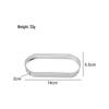 MDNG French Style Perforated Oval Tart Ring Set (4 Pack)