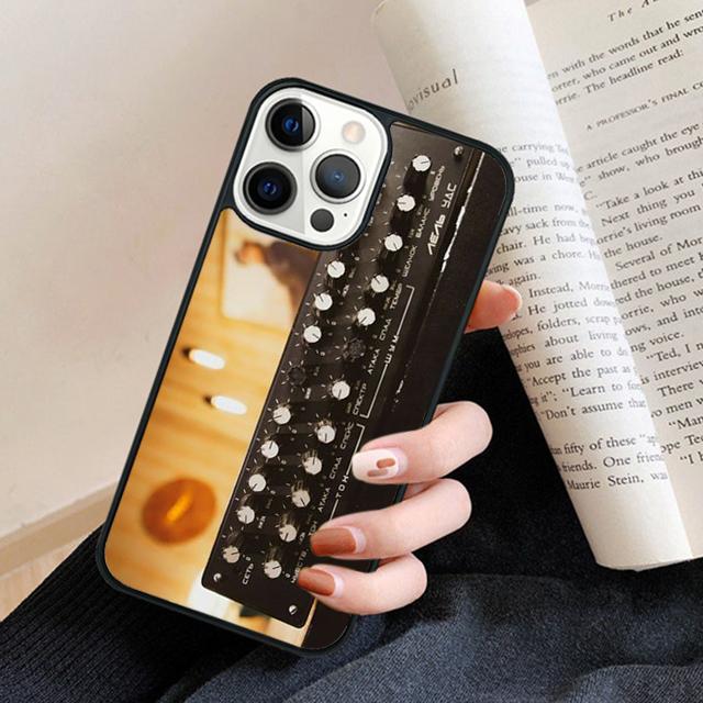 Vintage Synth Synthesizer Moog Print Phone Case Back Cover for iPhone 17 Air 16 15 14 13 11 12 Pro Max Plus Coque