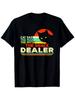 Cat Dad The for Man The Myth The Snack Dealer Retro Vintage Graphic T-Shirt -