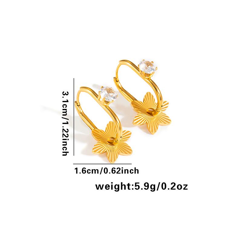 Chic Titanium Steel Earrings: Trendy, Stylish, Versatile, and Luxurious Design for Women