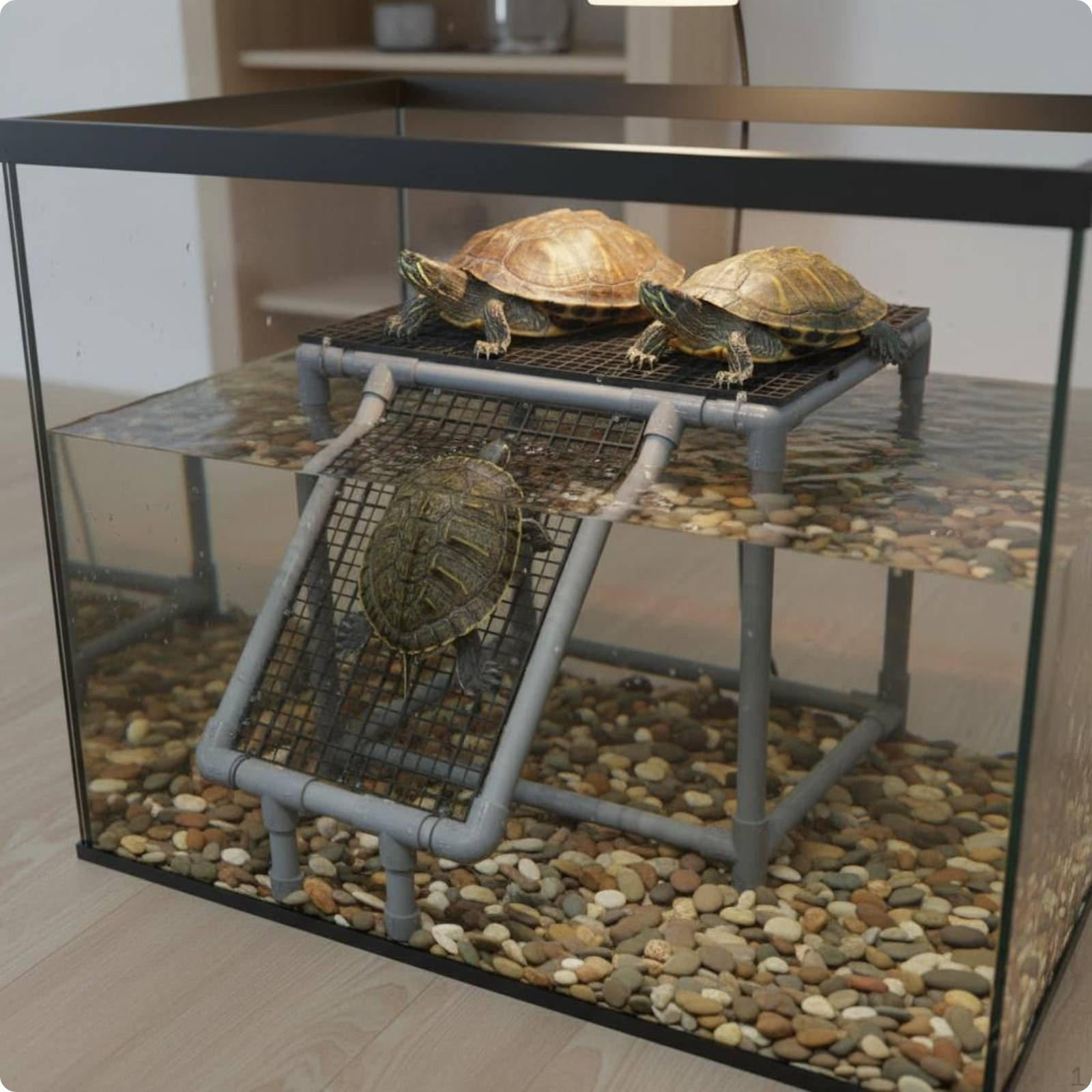 Turtle Basking Stand DIY Sunning Raised