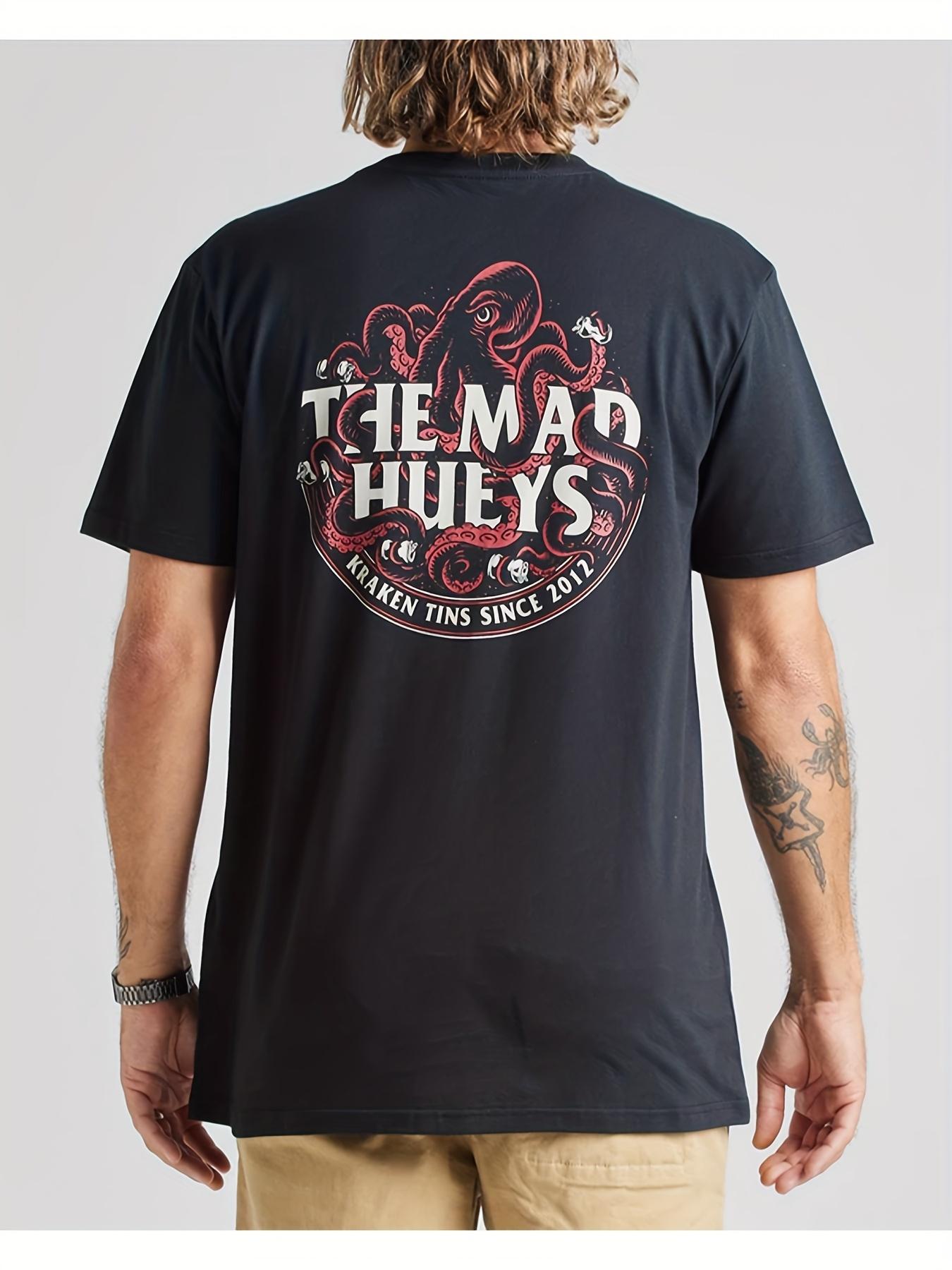 Mad Hueys Men s Kraken Some Tins Black T-Shirt XXL