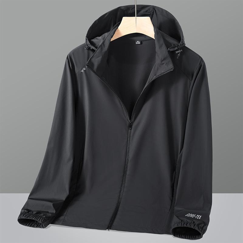 Outdoor casual ice silk sunscreen clothing men's summer light and breathable sunscreen clothing jacket 1011 new UV protection