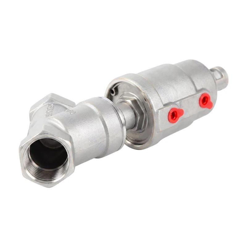 DN8 11 11 11 11 11 11 11 High Temperature And Corrosion Resistant Steam Pneumatic Valve Y Type Internal Thread Angle Seat Valve