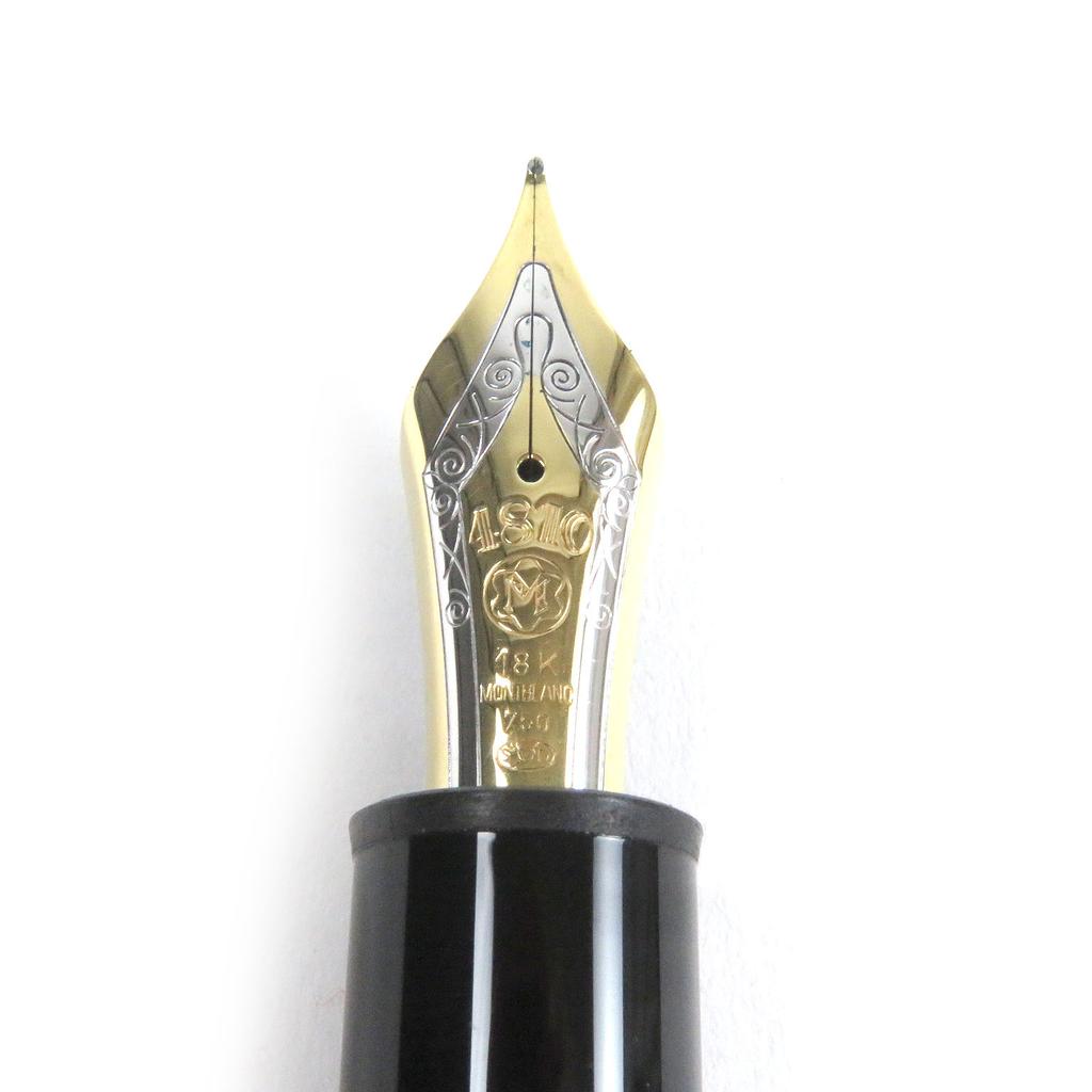 Excellent MONTBLANC Fountain Pen Meisterstck 149 Cap Type Black Gold 18K Mens Used