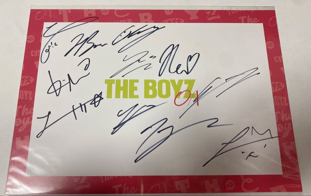 

[USED] THE BOYZ Dobo autographed card