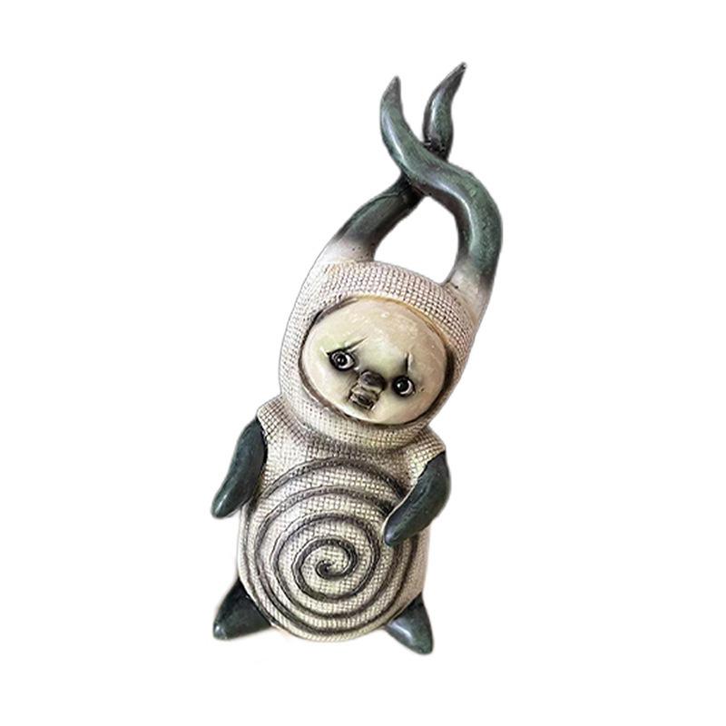 

Halloween creative and interesting elf doll statue garden ornament resin craft garden yard decoration
