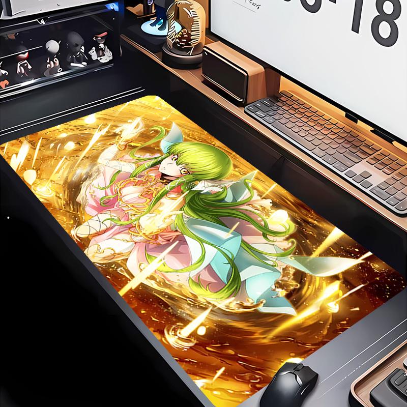 Anime Code Geass Theme Premium Non-slip Mouse Pad with Stitched Edges,Durable Rubber Material,for Desktop & Gaming Great Gifts