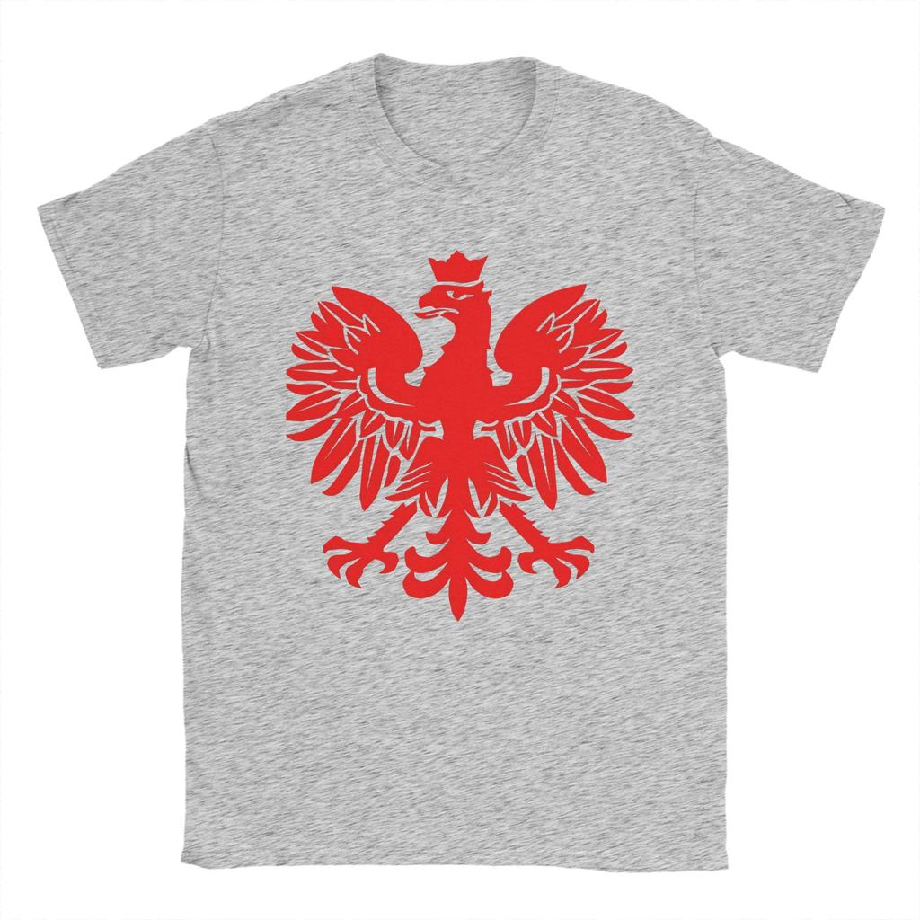 Unisexs Polish Flag Red Eagle T Shirts Cotton Clothing Summer Awesome Shortsleeved Tshirt O Neck Design Tee Shirt Big Size 6xl