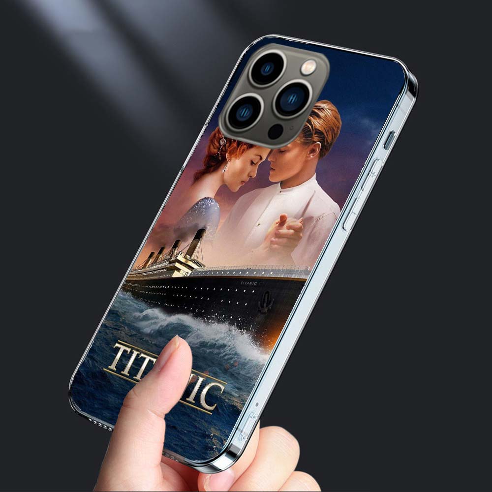 T-Titanics Movie Phone Case For Iphone 16E 15 Pro 14 Plus 17E 16 17 Pro Max Air 11 12 13 Mini Shockproof Capa Cute Cover TPU