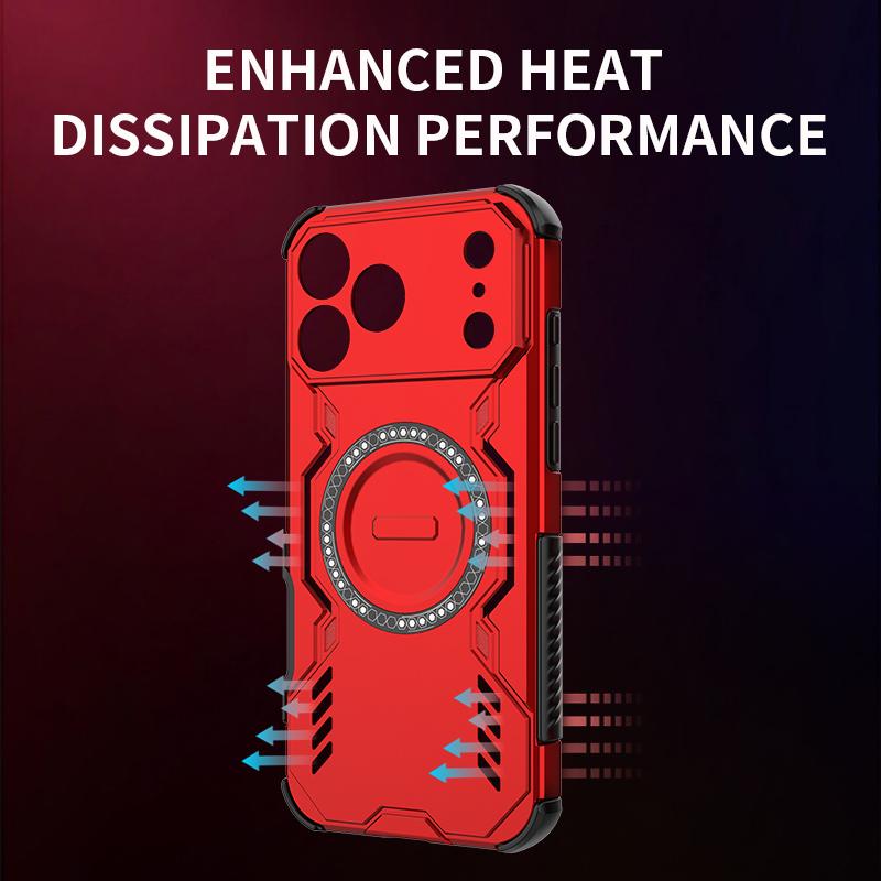 For iPhone 17 PRO Max Shockproof Armor Case Ring Holder Magnetic Heavy Duty Stand Phone Case For iPhone 11 13 14 15 16 Pro Max 17AIR