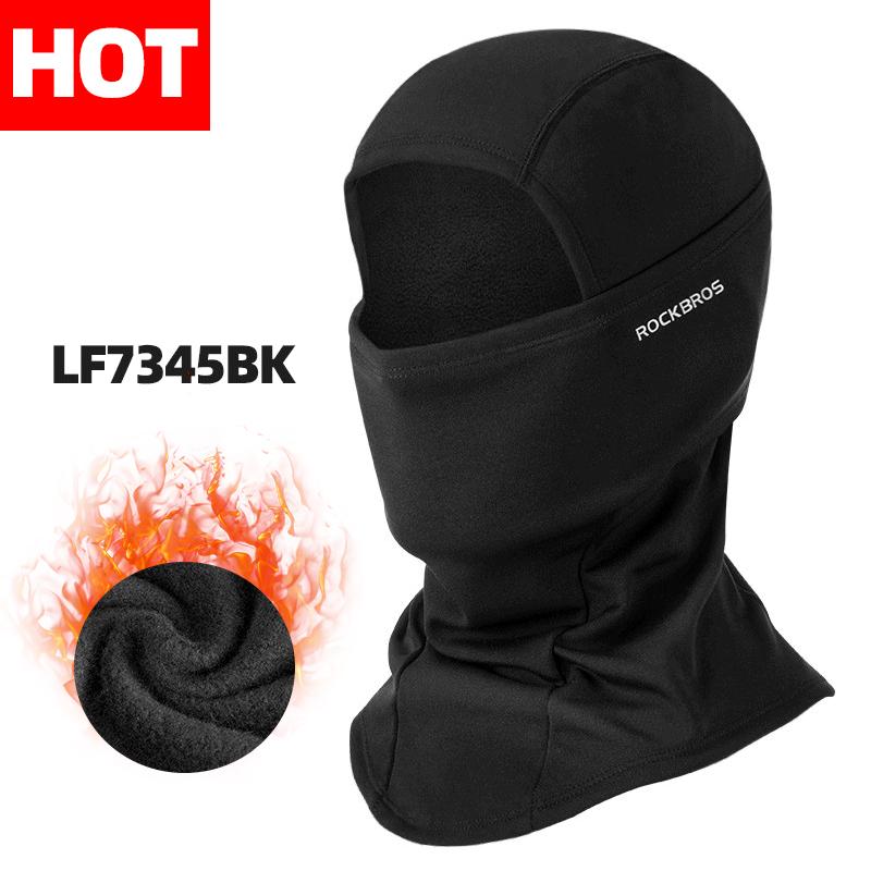 ROCKBROS Winter Radsportmaske Fleece Thermisch Warmhalten Winddicht Radfahren Gesichtsmaske Sturmhaube Skimaske Angeln Skifahren Mütze Kopfbedeckung