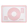 Silicone Baking Mat With Scale Rolling Dough Pad Kneading Dough Mat Non Stick Pastry Oven Liner Bakeware