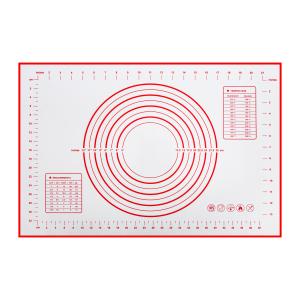 Silicone Baking Mat With Scale Rolling Dough Pad Kneading Dough Mat Non Stick Pastry Oven Liner Bakeware