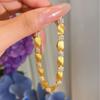 Silk Dot Diamond Flower Brushed Ribbon Bracelet Women'S French Light Luxury Retro Stacked Wear Premium Sense