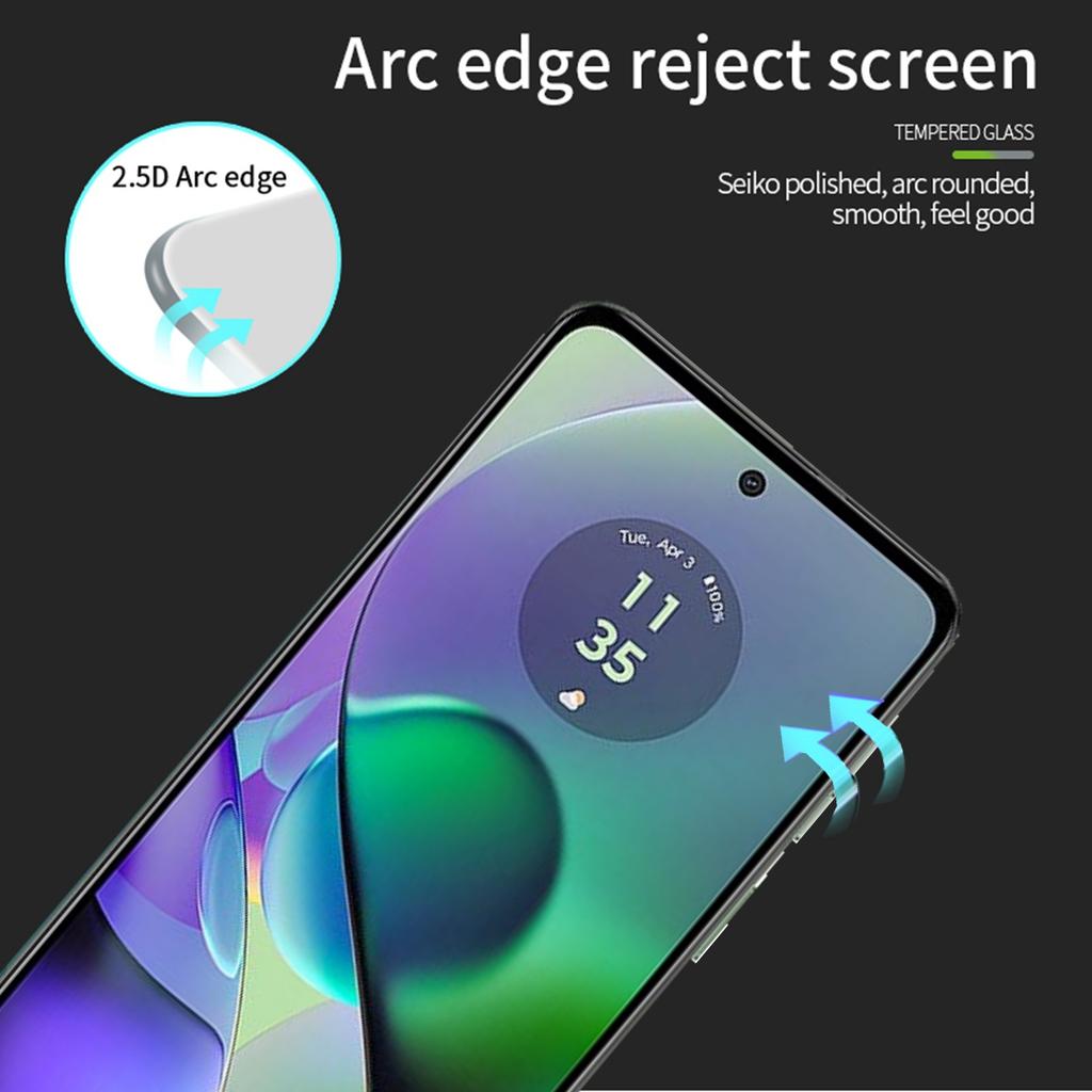 MOFI JK Tempered Glass Film Series-1 for Motorola Moto G54 5G Full Screen Protector Full Glue Film