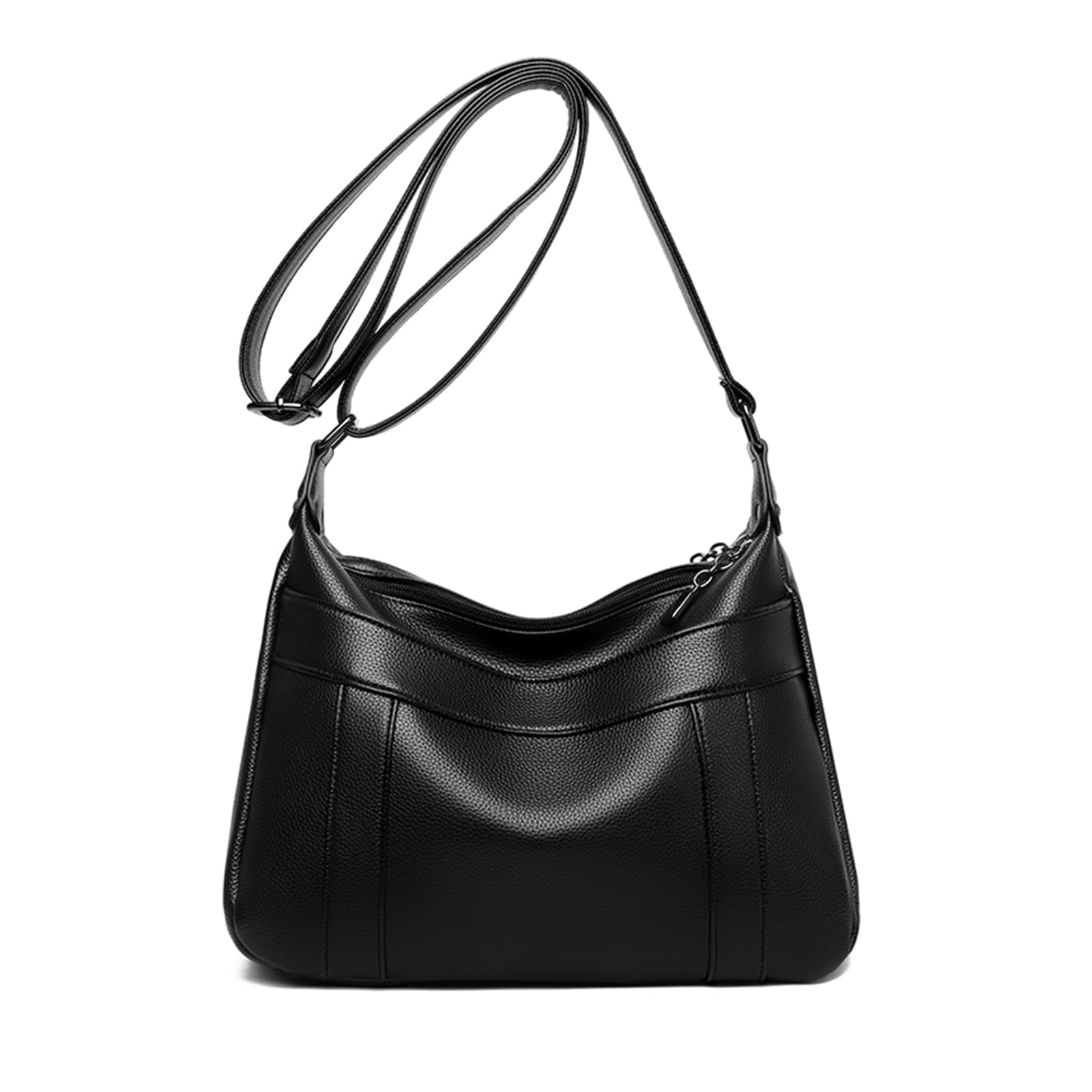 

NICOLE & DORIS Women s Shoulder Bag, Large, Crossbody, Large Capacity, Waterproof, PU Leather, Two-Layer Divider, Lightweight, Synthetic Leather,