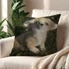 Cute Fox cushion cover Pillow Cover Decoration Room Home Sofa living Office Car Nordic Simplicity