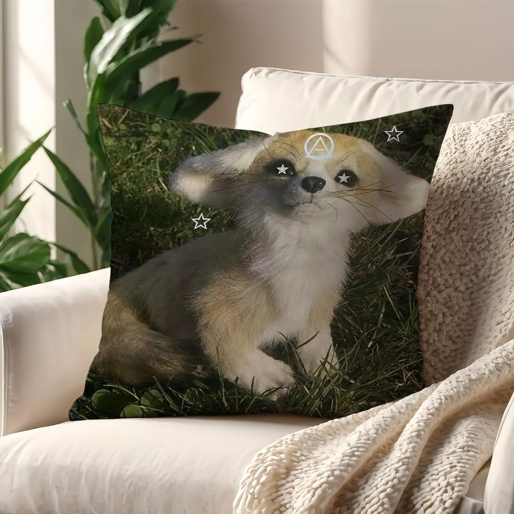 Cute Fox cushion cover Pillow Cover Decoration Room Home Sofa living Office Car Nordic Simplicity