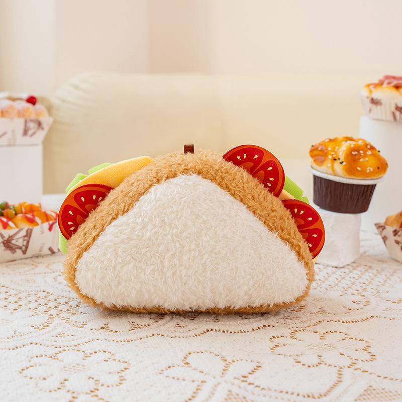 Afternoon Tea Plush Dessert Doll - Cute Food Ornament for Home Decor.