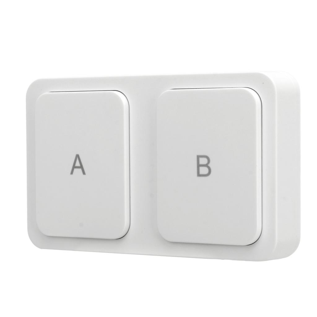 Wireless Smart Scene Switch Smart Home Devices 2 Way Push Button Switch for Tuya Zigbee Connection