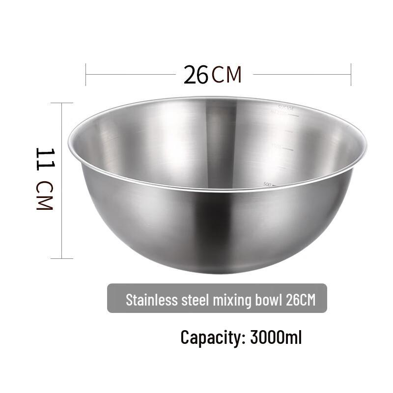 Naijiang 304 Stainless Steel Mixing Bowl