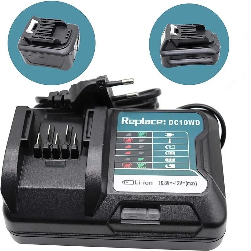 Replacement DC10WD for Makita Battery Charger 10.8V 12V DC10WD DC10SB DC10WC BL1015 BL1016 BL1021B BL1041B Quick Charger