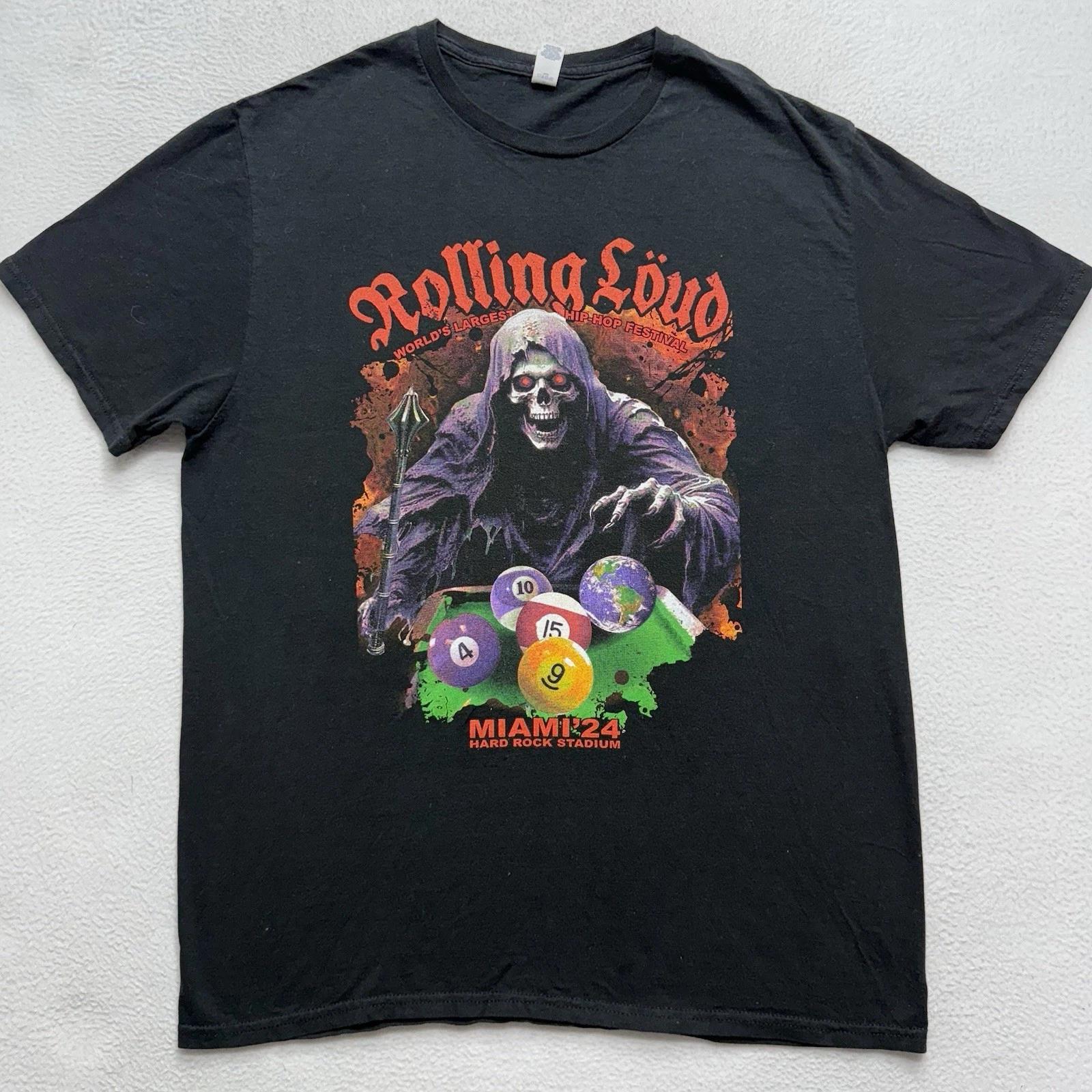 Rolling Loud 2024 Майами Трэвис Скотт Фьючер Карди Би Футболка Размер L S