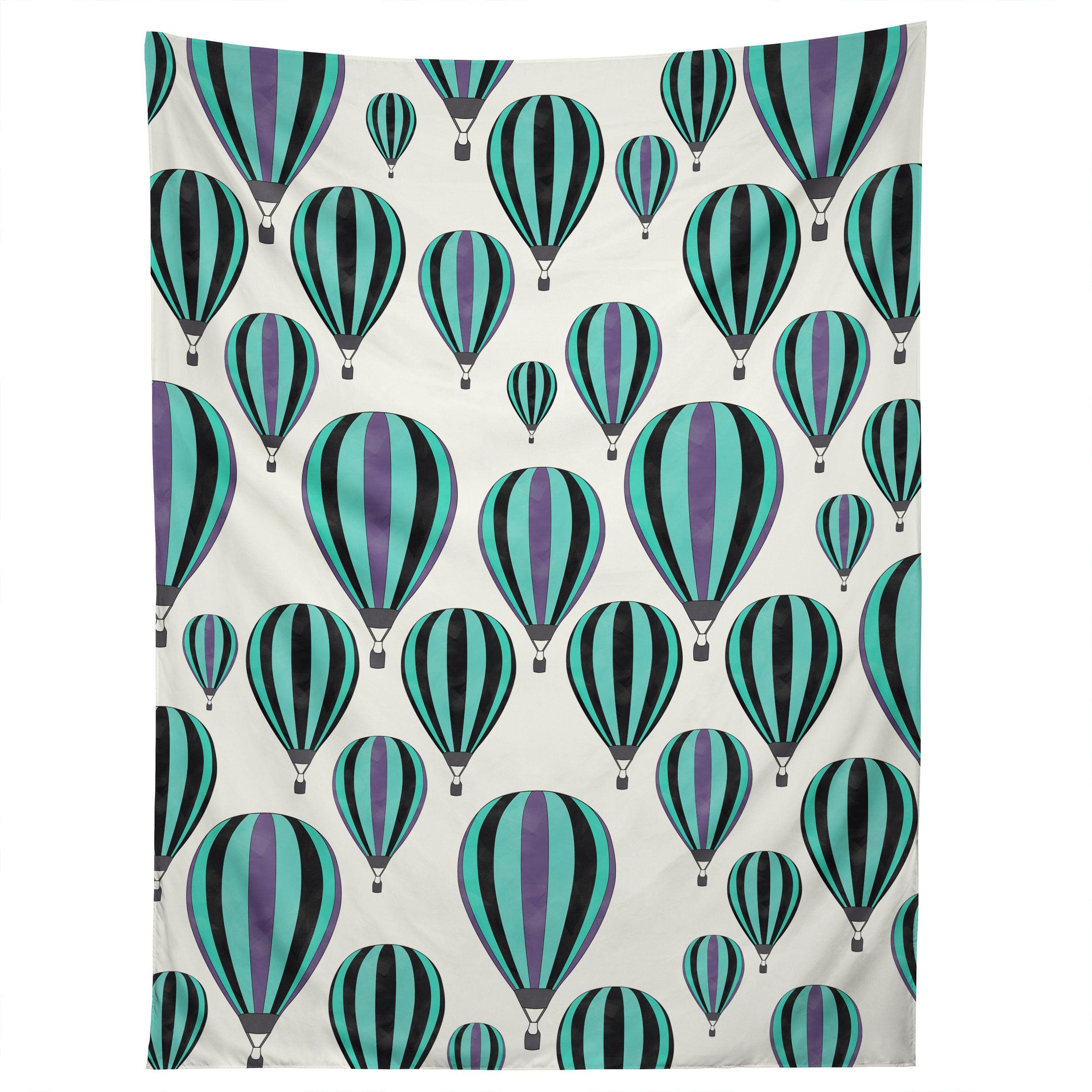 HOT AIR BALLOON RIDE tapestry 75x100