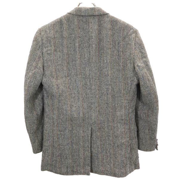 HARRIS TWEED 70s 80s Made in USA Vintage wool tailored jacket Gray Men's Used