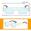 Vintage Retro Punk Rectangle Sunglasses for Women Fashion Hollow Out Metal Frameds Steampunk Style Sunglasses Men Eyewear Mirror Oculos De Sol UV400