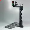 Non-Toxic Moc Bricks Railway Traffic Road Street Red Light Solar Crosswalk Sign Fence City Educational Building Blocks Dolls Kids Gifts