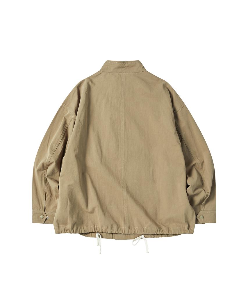 Comoninoz Stand Collar Jacket [Beige]