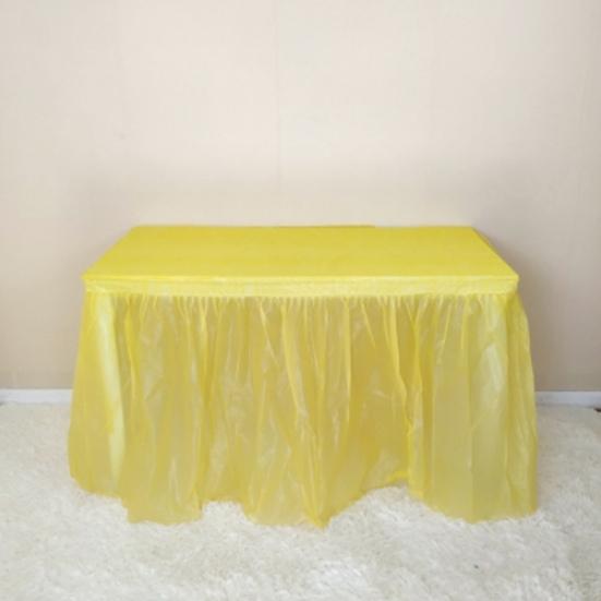 Saia de Mesa Chamativa Lavável PEVA Decorativa Impermeável Cobertura para Mesa de Escritório para Casa