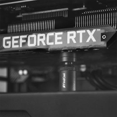 Supporto per GPU Rotante in Alluminio Han Che - Montaggio Verticale Telescopico per Desktop