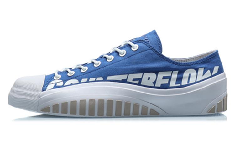 Li Ning CF The One Низкие Кеды для Скейтборда Мужские Штормовой Синий AGCQ223-10 39
