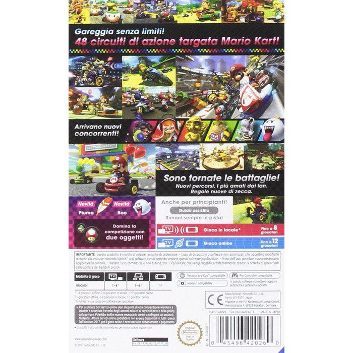 Mario Kart 8 Deluxe Game - Nintendo Switch - Local Multiplayer Up To 8 Players