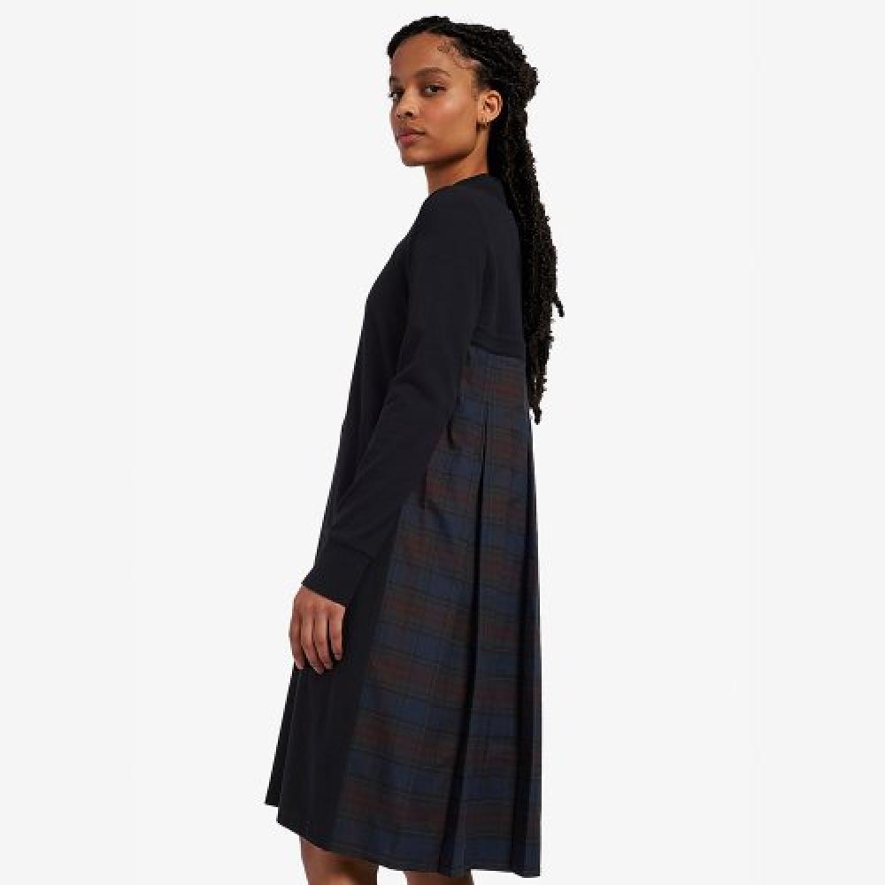 

FRED PERRY [женское] Платье из пике с вставками в клетку тартан 102 AFPF2234167 102